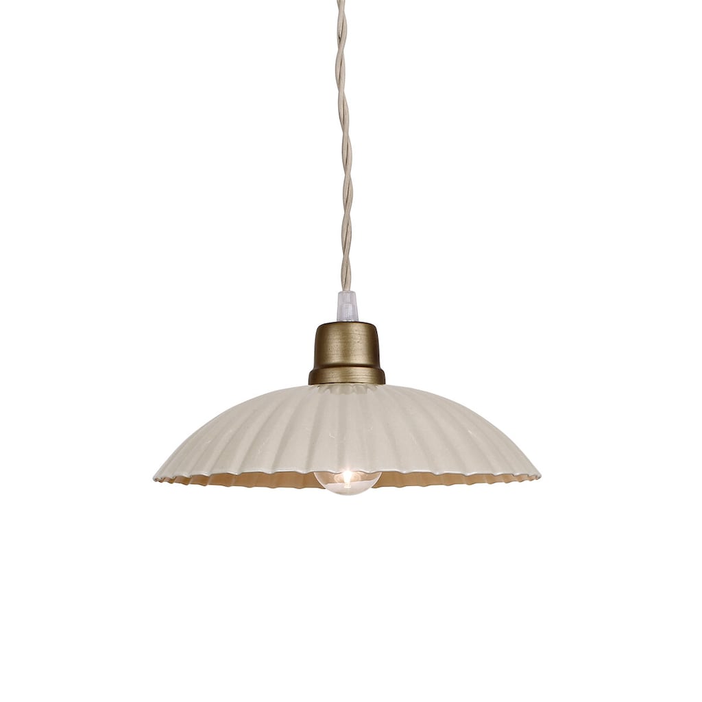 Ceiling lamp - Lamp - Enamel - Beige - Large - 2