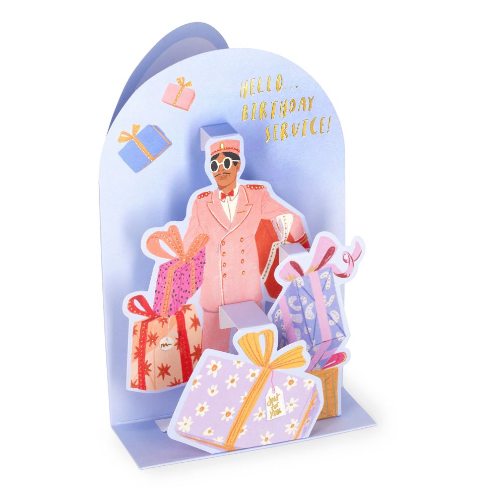 Popup Greeting card, Birthday Service, Surprise (BGPU0032)