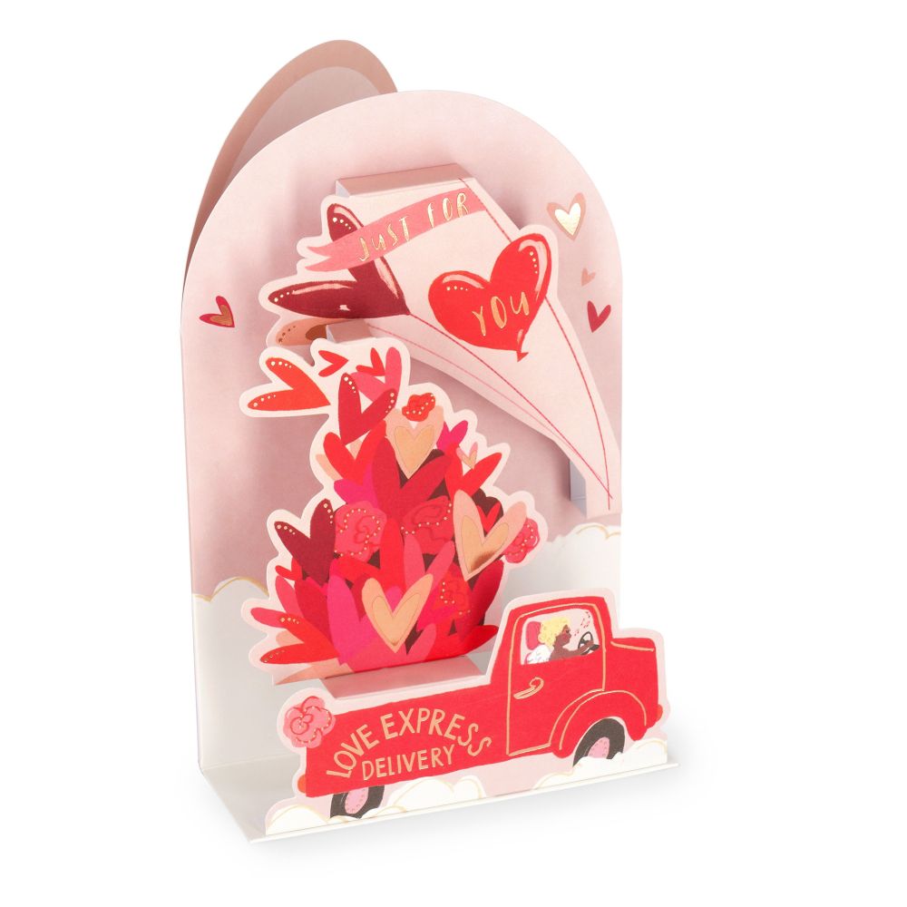 Popup Greeting card, Love Cart (BGPU0033)