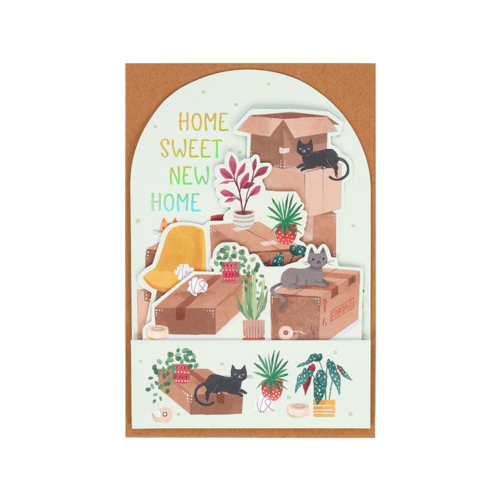 Popup Greeting card, New Home (BGPU0034) - 2