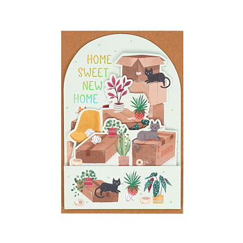Popup Greeting card, New Home (BGPU0034)