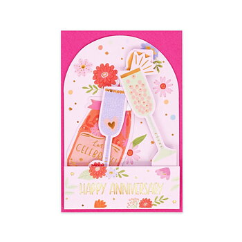 Popup Greeting card, Happy Anniversary (BGPU0038)