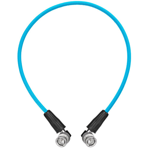 Kondor Blue 12G-SDI Right-Angle BNC Cable for 4K60 Camera Monitors and Transmitters (22") 56cm