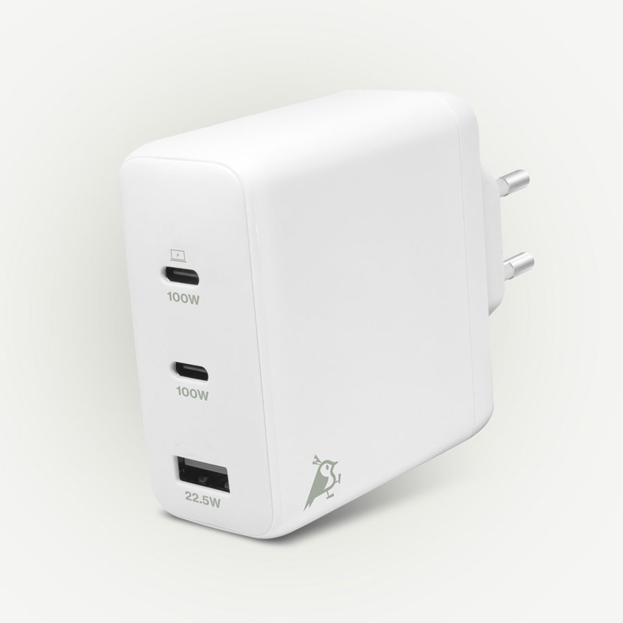 Aqiila Chargebird W4 Väggladdare GaN 120W