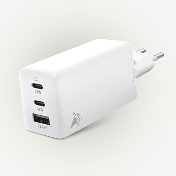 Aqiila Chargebird W3 Väggladdare GaN 65W
