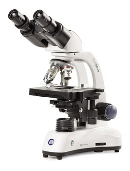 Euromex EcoBlue EC.1652 binokulärt mikroskop 40/100/400/600×, X/Y-bord, laddbart