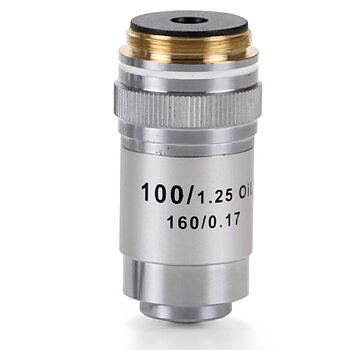 Euromex EC.7000 akromatiskt S100×/1,25 oljeimmersionsobjektiv för EcoBlue