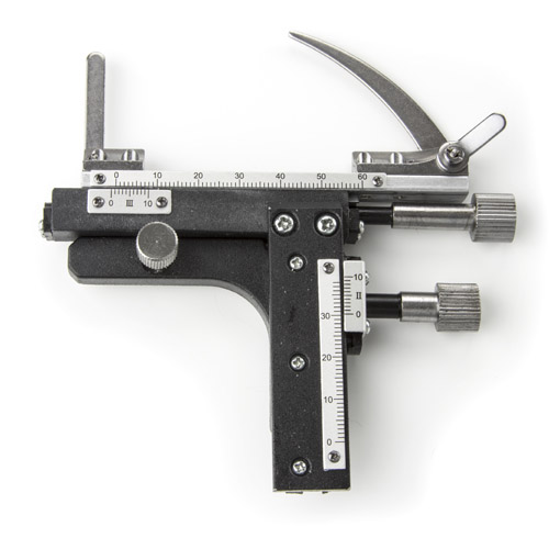 Euromex EC.9500 påmonterbart mekaniskt X/Y-bord för EcoBlue, rörelse 51 × 26 mm