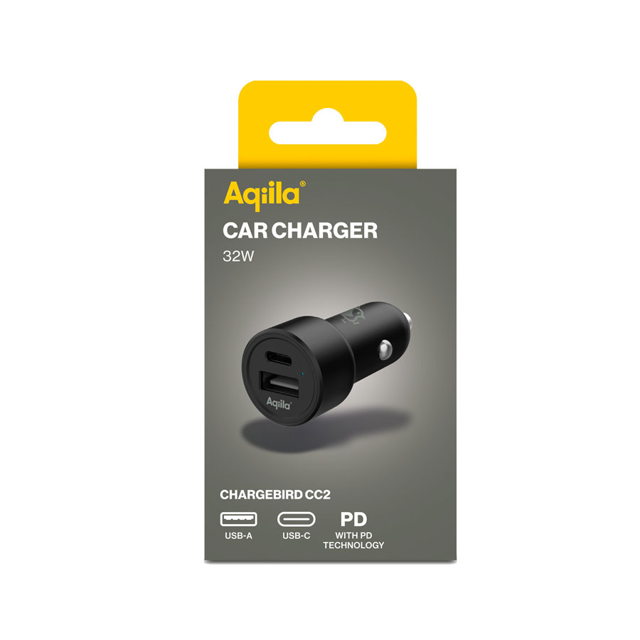 Chargebird CC2 – Billaddare USB-C + USB-A - 2