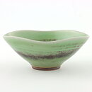 Berndt Friberg (1956) Unique Celadon and Oxblood Quadratic Bowl 9 cm