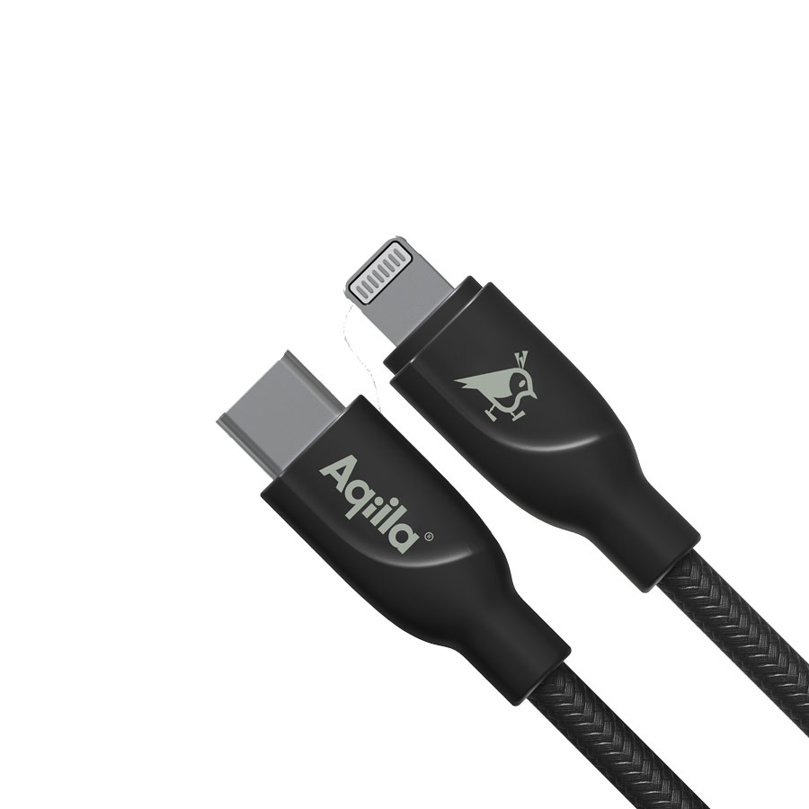 Aqiila Cablebird CB21 USB-C to lightning 30W, 1m - 2