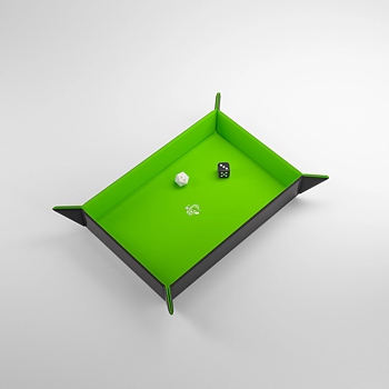 Gamegenic: Magnetic Dice Tray - Black/Green