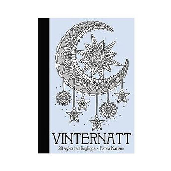Hanna Karlzon Winter Night - Postcard coloring