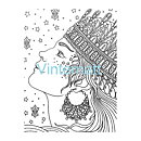 Hanna Karlzon Winter Night - Postcard coloring