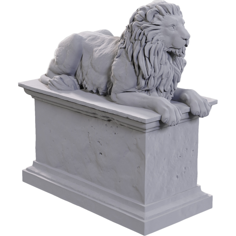 WizKids Deep Cuts Unpainted Minis: Stone Lion - 2