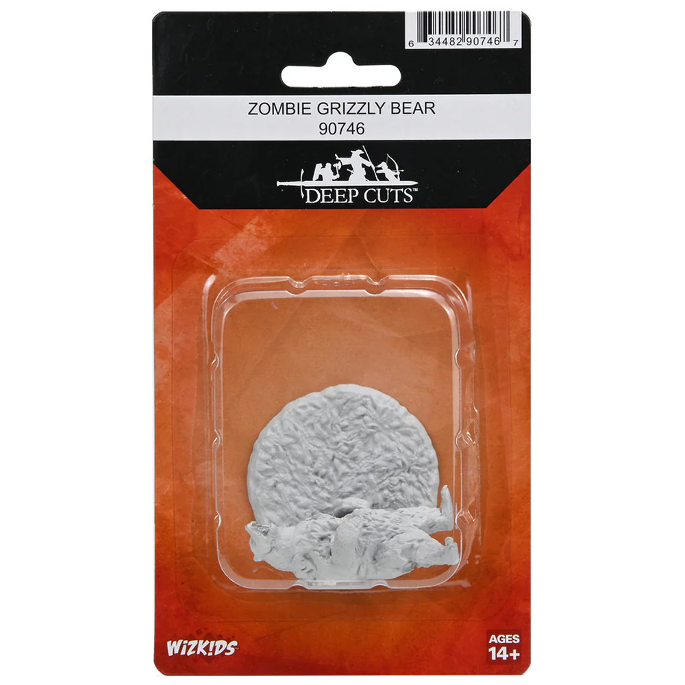WizKids Deep Cuts Unpainted Minis: Zombie Grizzly Bear