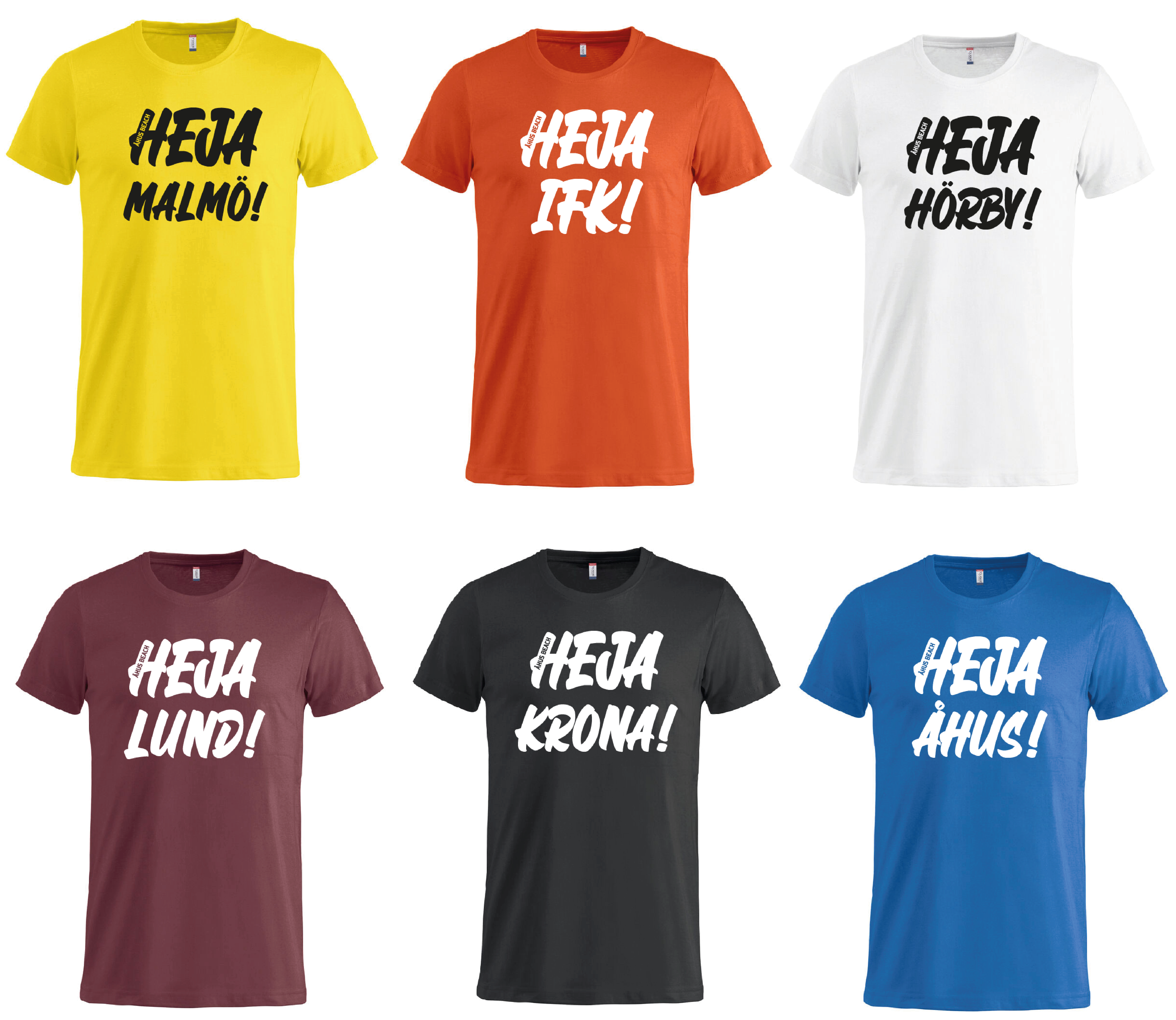 50pack - Supporter T-Shirt HEJA ! - Basic-T (Åhus)