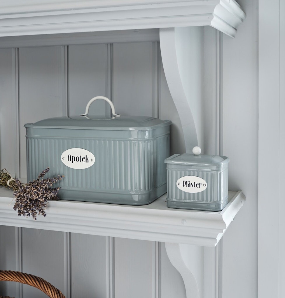 Tin with lid - Pharmacy - Green - 4