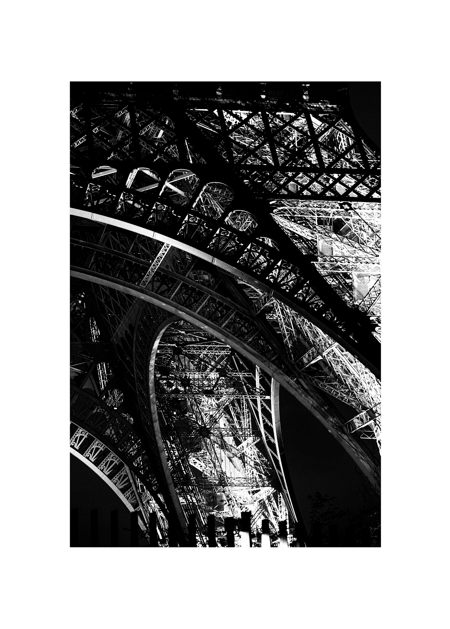 Eiffel Structure  No 02 - Poster - 2
