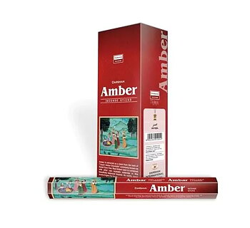 Amber Rökelspinnar -  Darshan, Hexagon paket