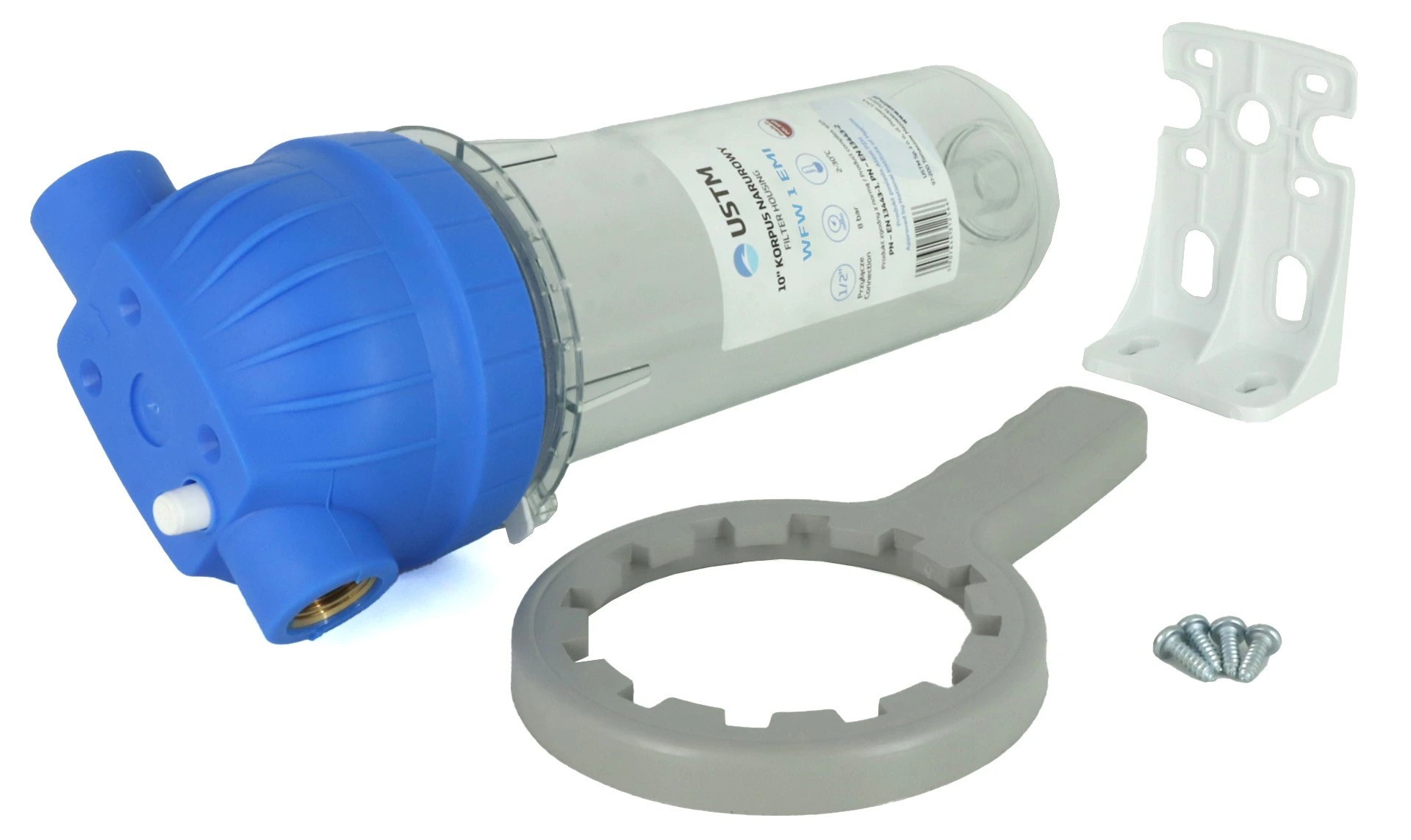 Filterbehållare 1/2" (R12,7) gänga, Komplett Sats - 2
