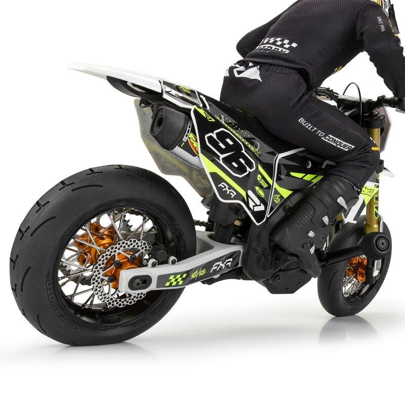 Proline 1/4 Pro-Spec Aluminum V2 Bead Rear Wheel Black/Gold (1): Promoto-SM - 5