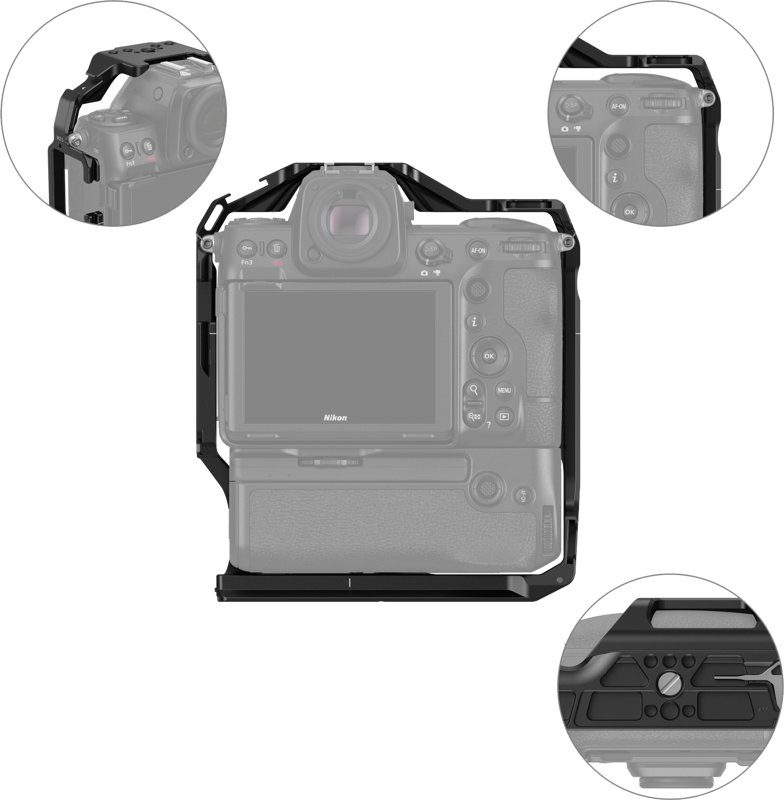 SmallRig 3982 Cage for Nikon Z 8 with MB-N12 Battery Grip - 3
