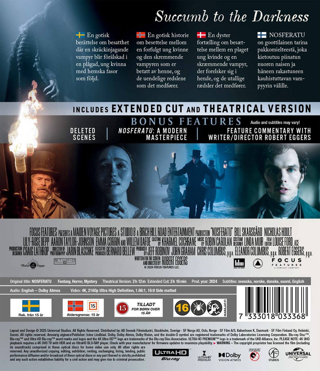 Nosferatu - Extended Cut (4K Ultra HD) - 2