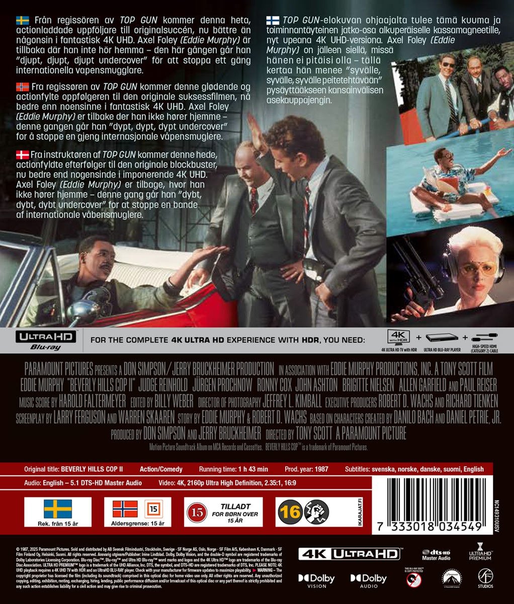 Beverly Hills Cop II (4K Ultra HD) - 2