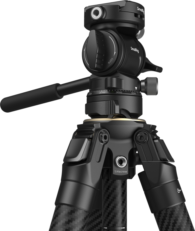 SmallRig 5028 Portable Carbon Fiber Travel Tripod Kit - 3