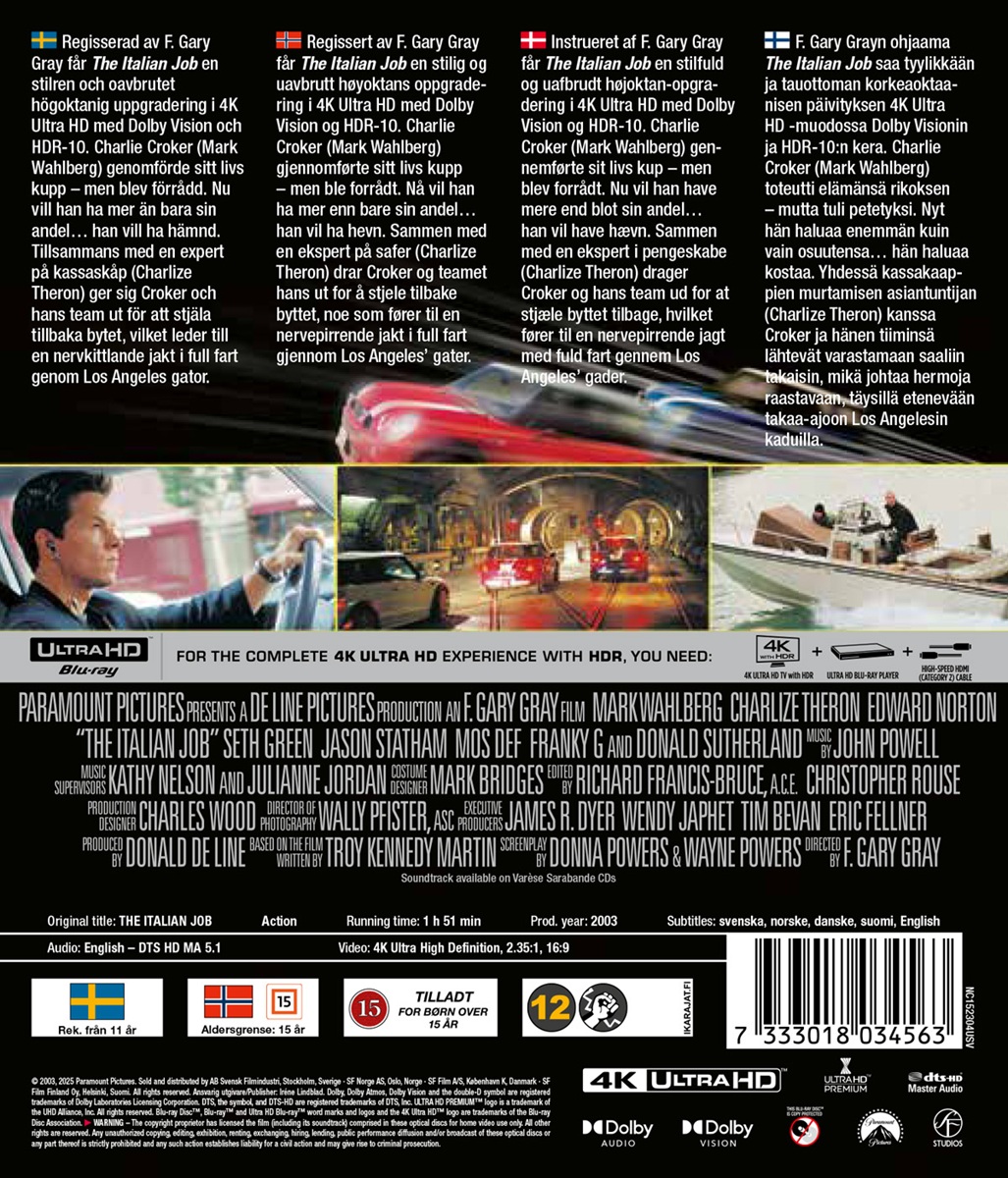 Italian Job (4K Ultra HD) - 2