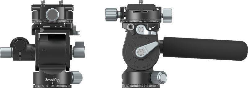 SmallRig 3457 Lightweight Fluid Video Head - 2