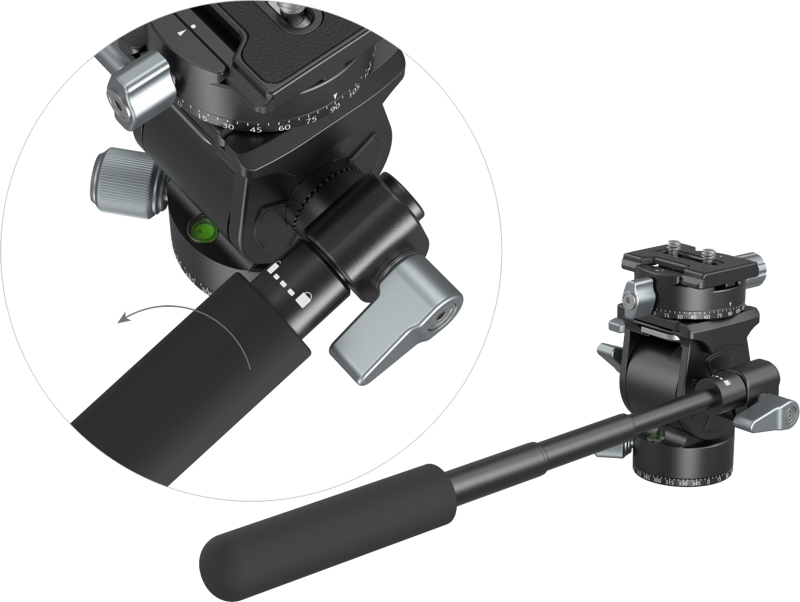 SmallRig 3457 Lightweight Fluid Video Head - 4