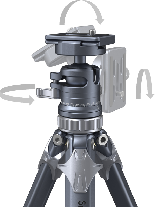 SmallRig 4222 Lightweight Travel Tripod AP-02 - 4
