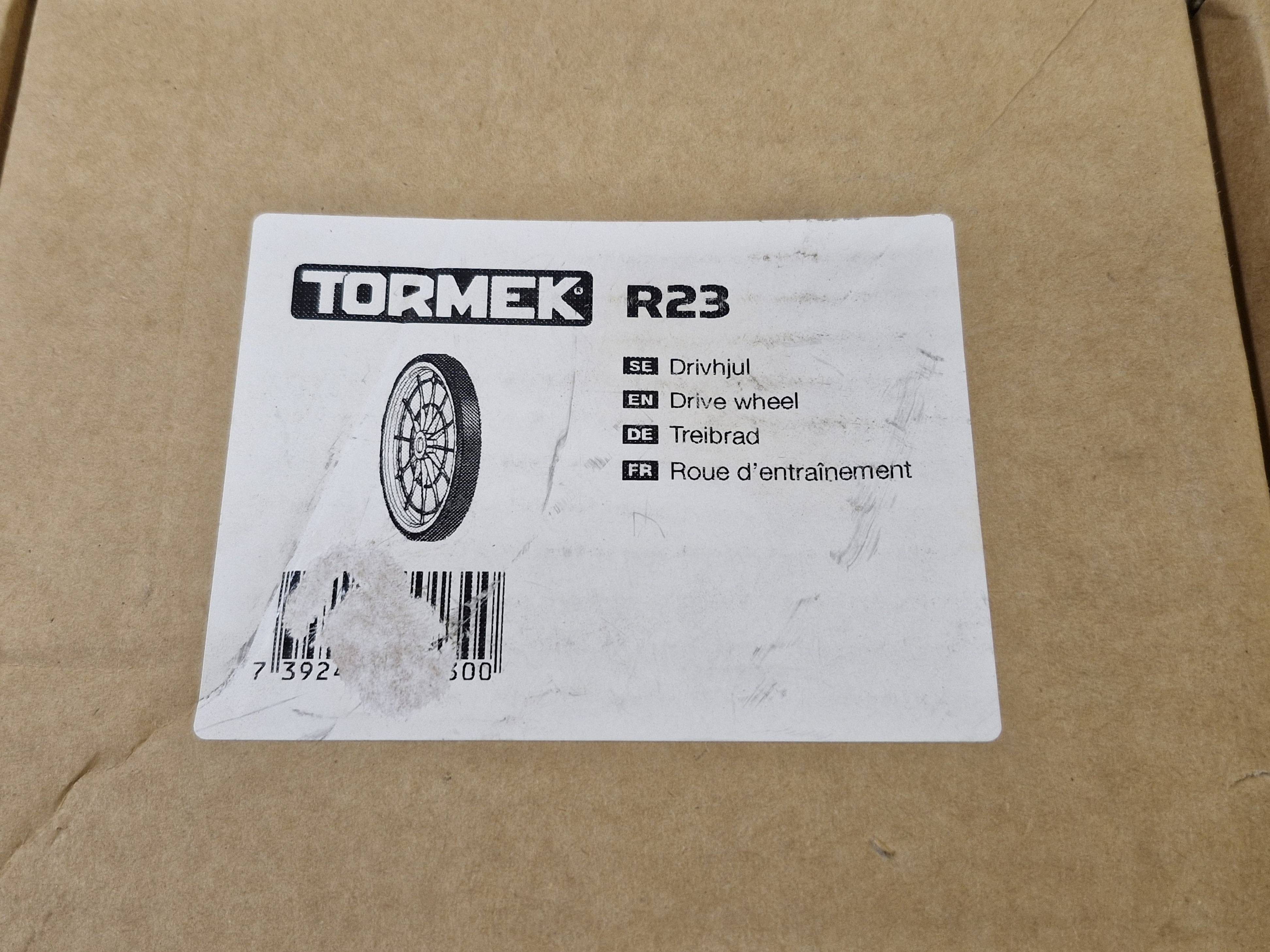 Tormek R23 Drivhjul - 4