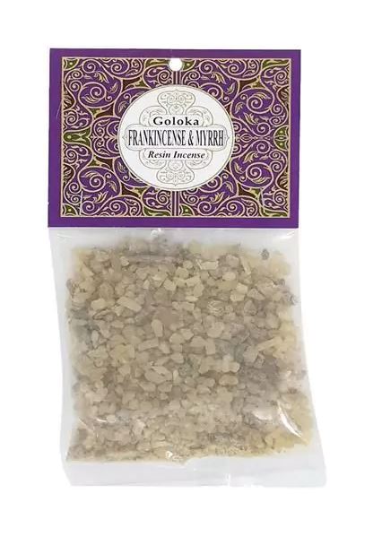 Goloka Kåda / Resin i påse ,  Frankincense & Myrrh 30 gram