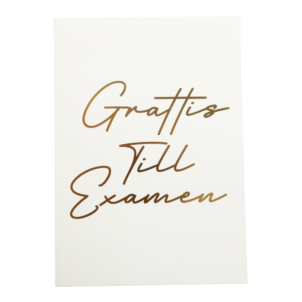 Card "Grattis till Examen" A4