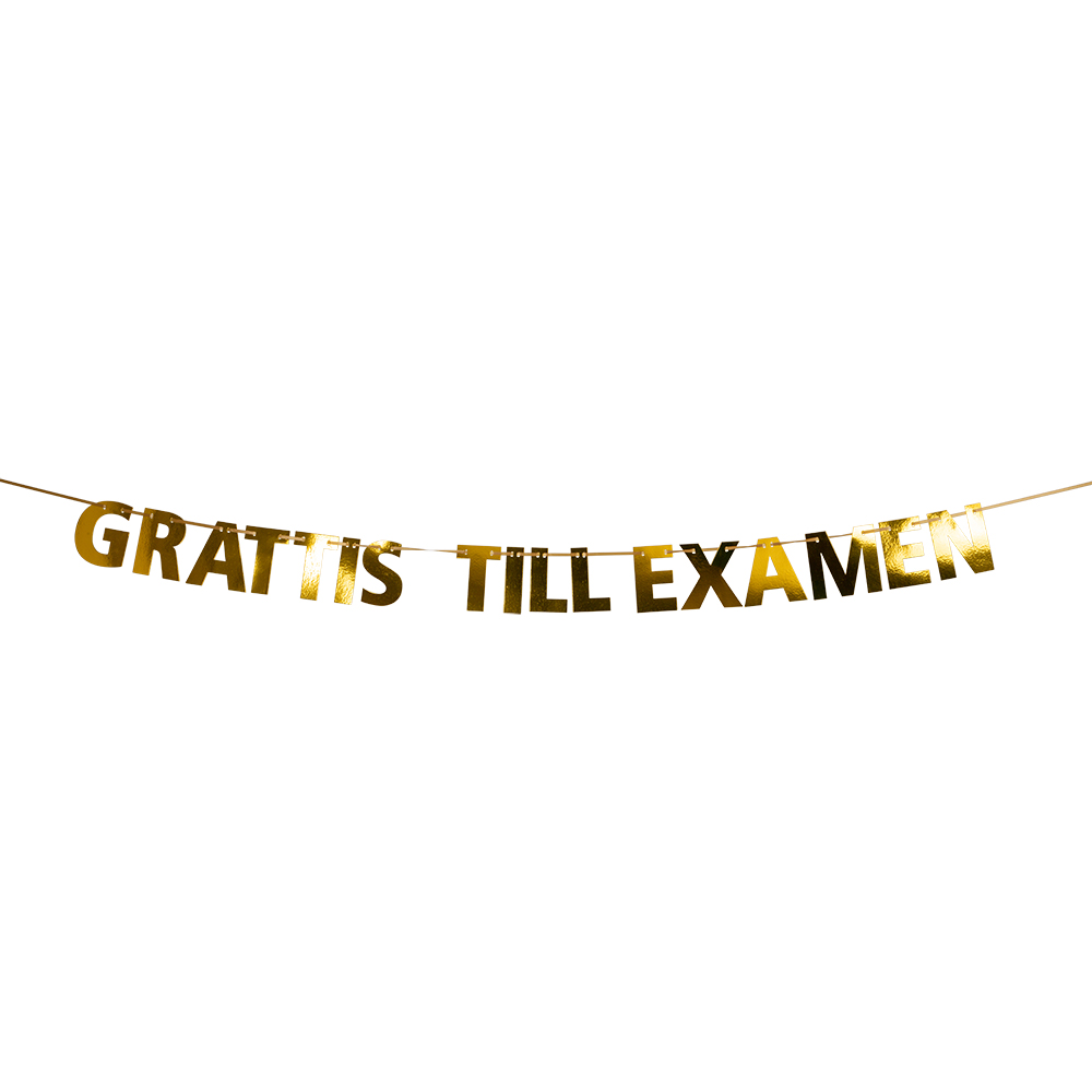 Banner Grattis till Examen 3.6m