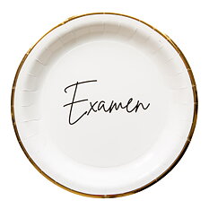 Paper Plates Examen 23cm 8pcs