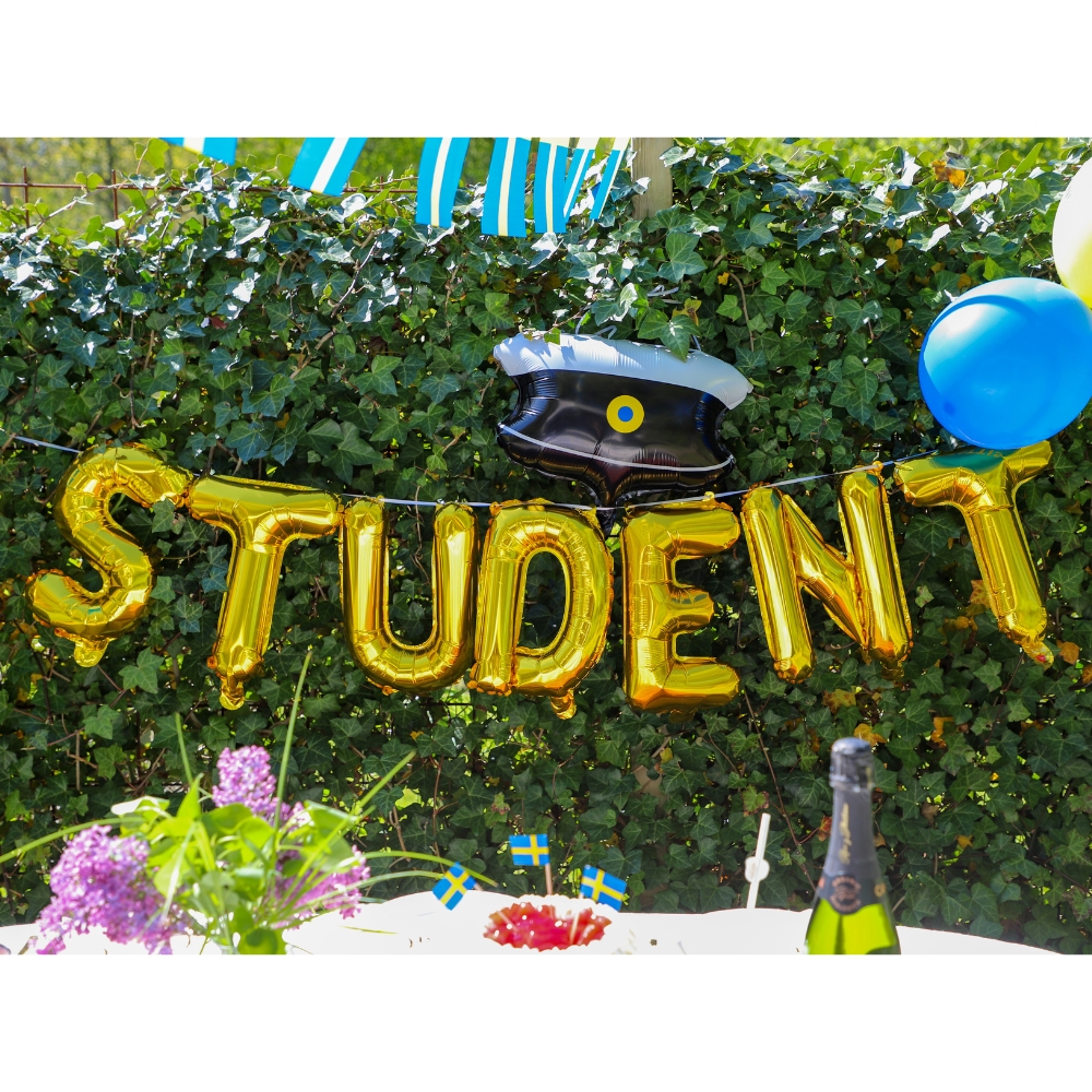 Foilballoons "Student" Gold - 2