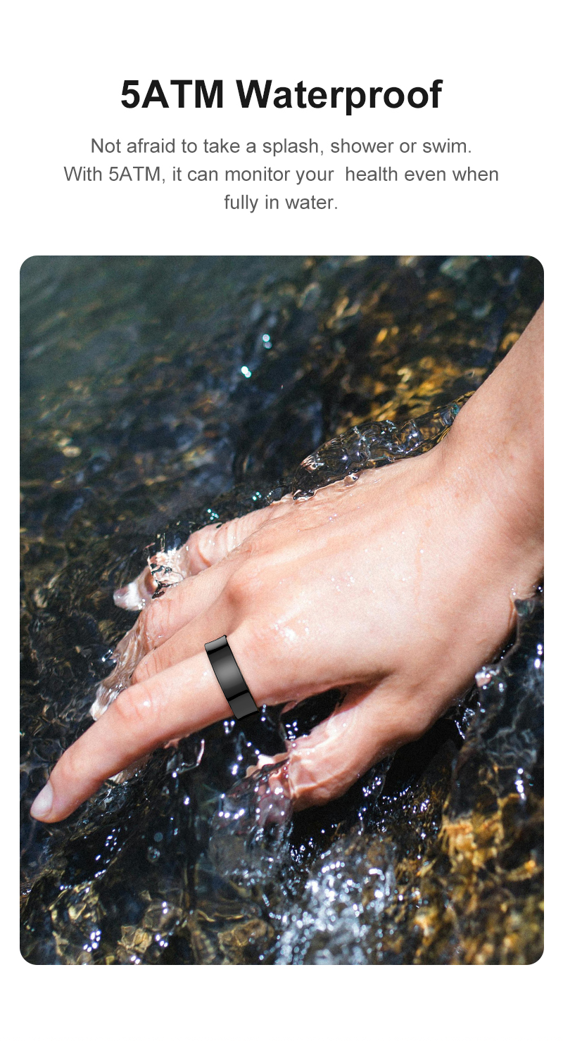 Philippe Palmer Smart Ring Air Gold + Charging Case - 15