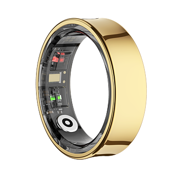 Philippe Palmer Smart Ring Air Gold + Charging Case