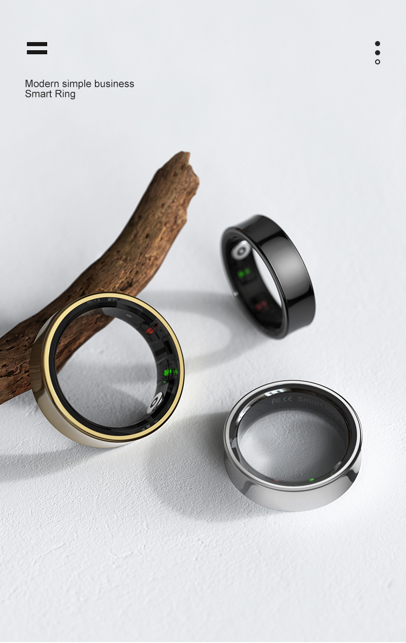 Philippe Palmer Smart Ring Air Gold + Charging Case - 18