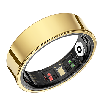 Philippe Palmer Smart Ring Air Gold + Charging Case