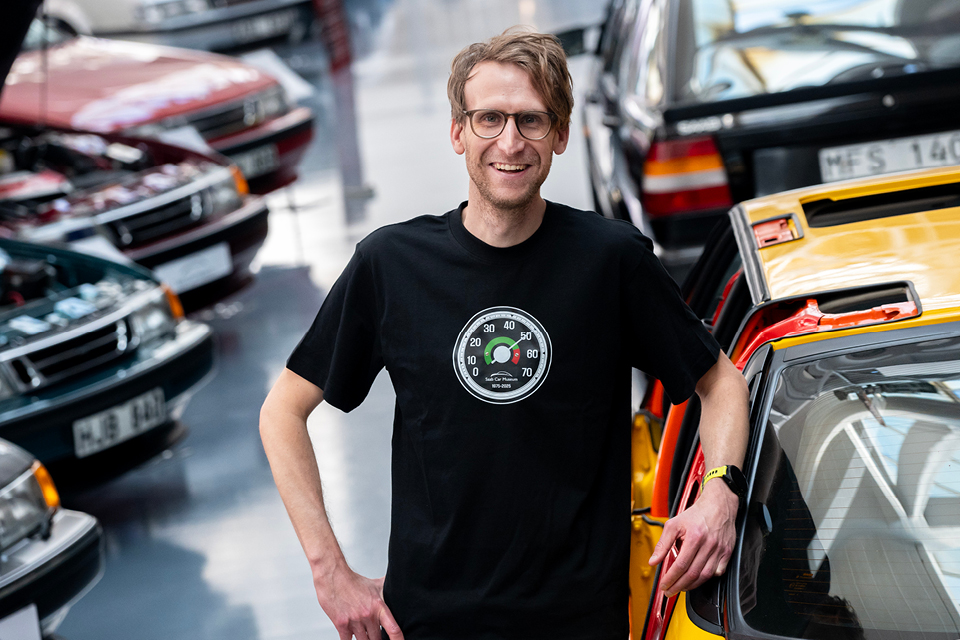 Jubilee T-shirt Saab Car Museum 50 years  - 2