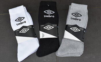 Umbro sportstrumpa 3 par 80 kr - 6 par 150 kr