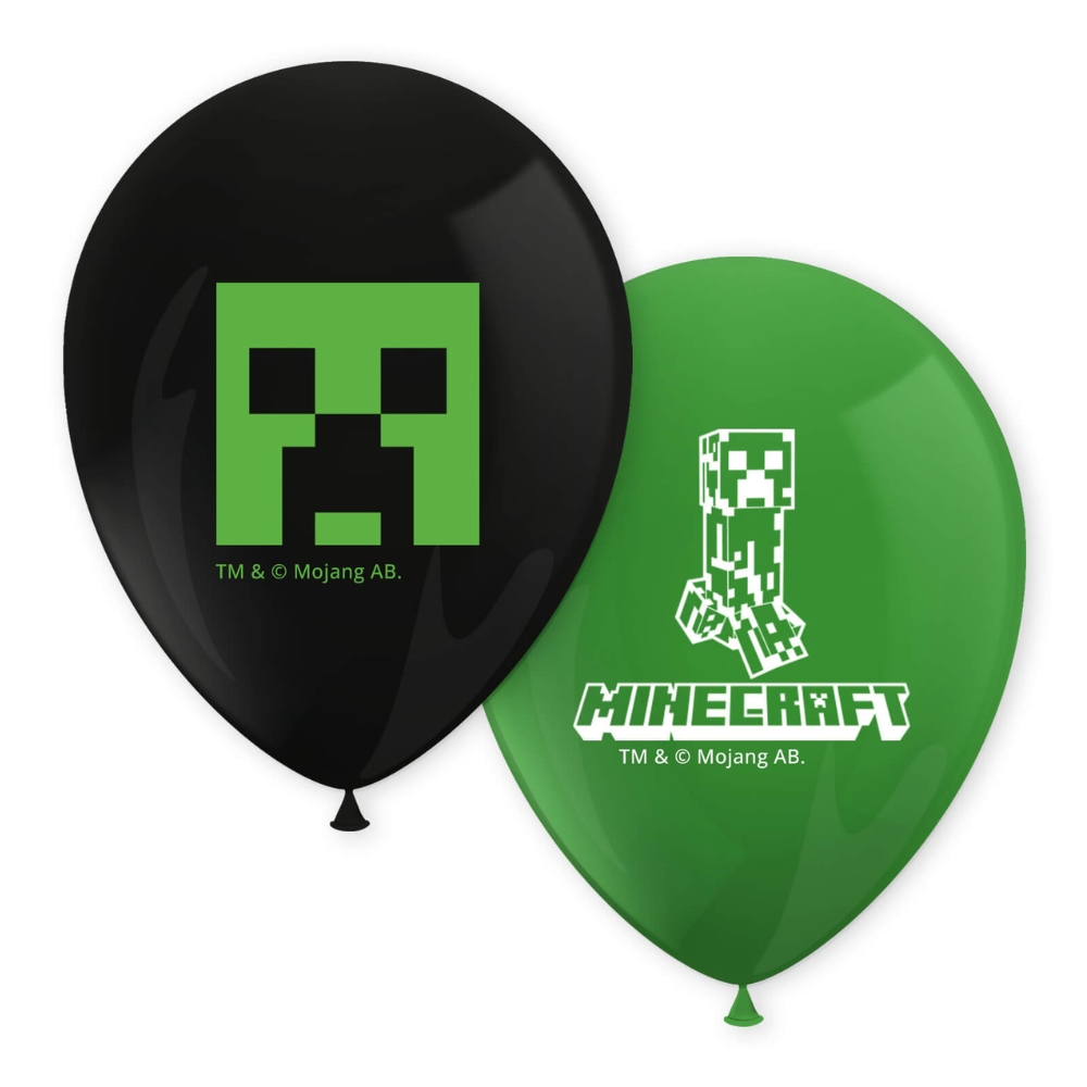 Ilmapallot Minecraft 8kpl