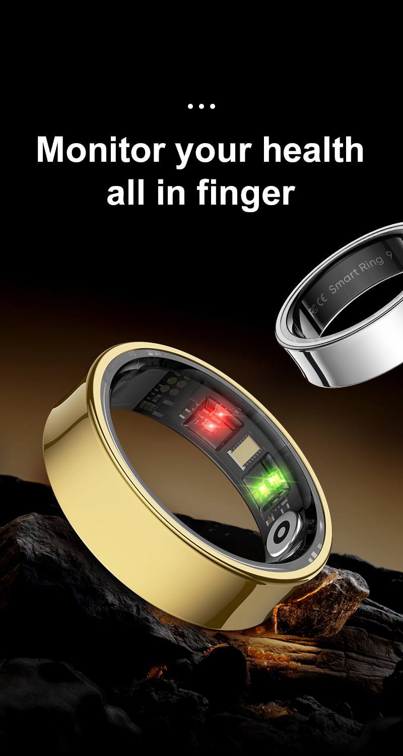 Philippe Palmer Smart Ring Air Black + Charging Case - 4