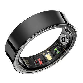 Philippe Palmer Smart Ring Air Black + Charging Case