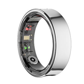 Philippe Palmer Smart Ring Air Silver + Charging Case